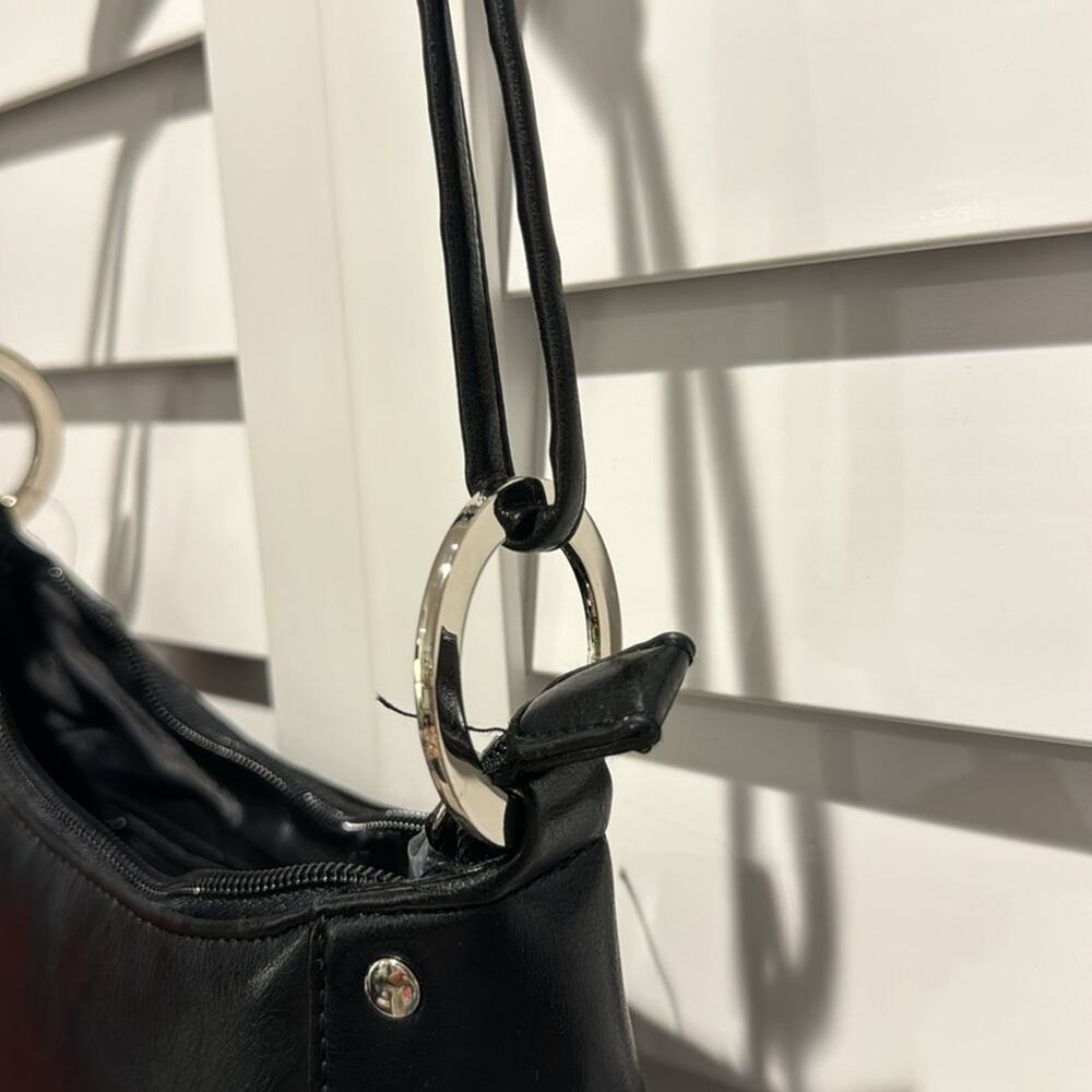 Non branded NWT Combo Shoulder and Crossbody Bag in black. - Picture 6 of 12